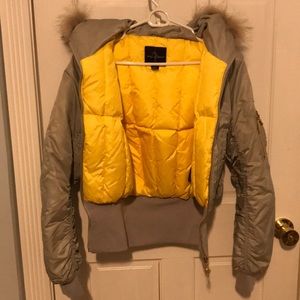 Baby Phat Hooded Fur Jacket